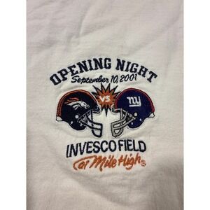 Vintage 9/10/2001 Denver Broncos Opening Night NFL T-Shirt – Invesco Field